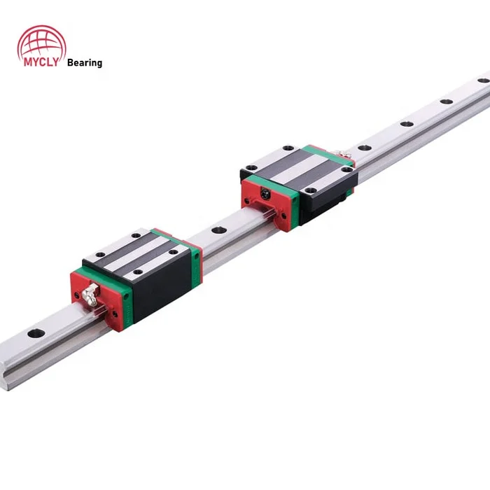 BSEID 2er-Pack HGR25 Linearschienen + 4 HGW25CC Schlittenblöcke – Für CNC, Oberfräse & 3D-Drucker (800 Mm)