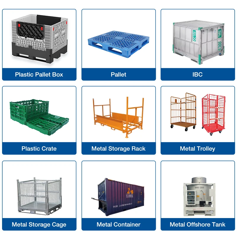 CIMC Plastic Crates Stackable Returnable Agriculture Transport Box for Fruits Vegetables Chicken Milk Storage