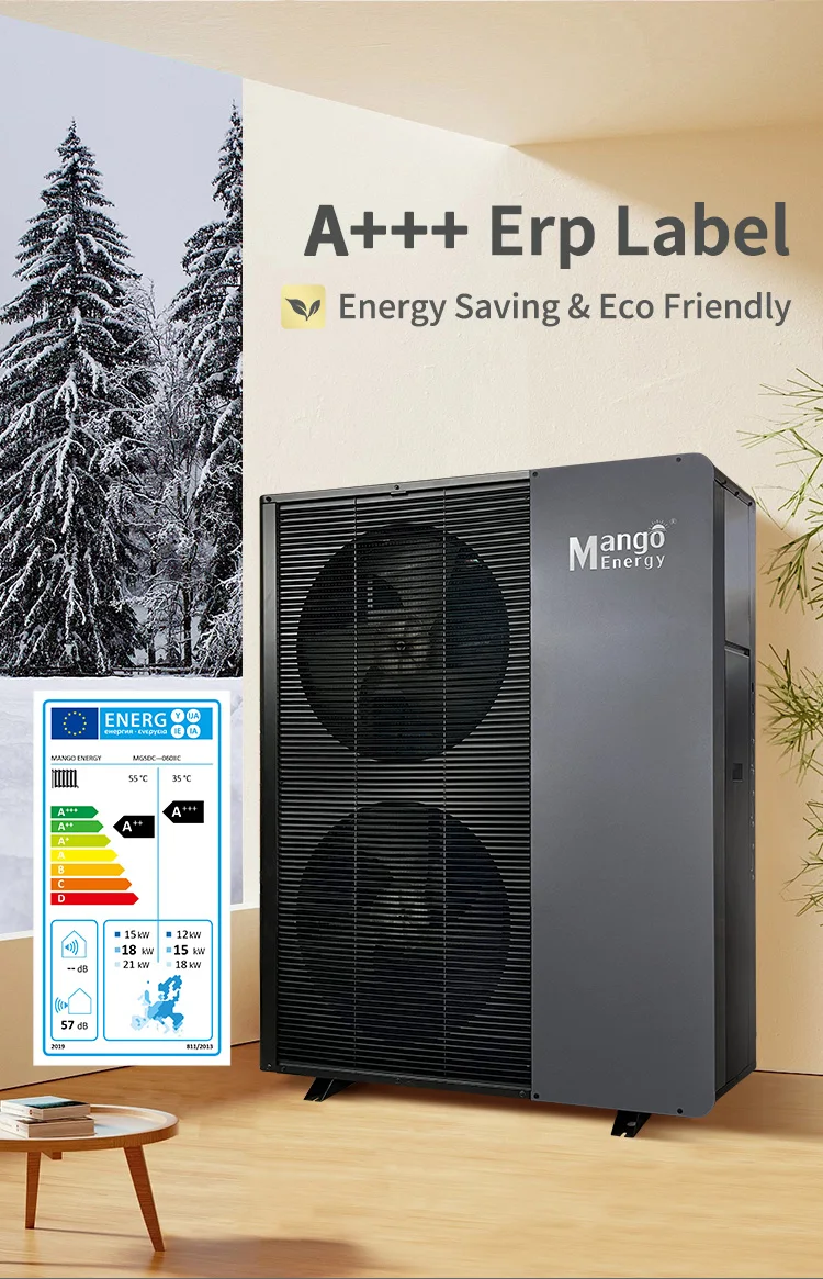 Air Source Heat Pump, 9-44kW, R32, EVI, Inverter - detail 12