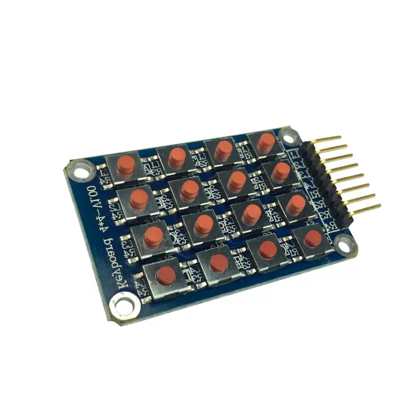 Micro Switch Direct Insertion 4x4 Matrix Keyboard 16 Button Mcu ...