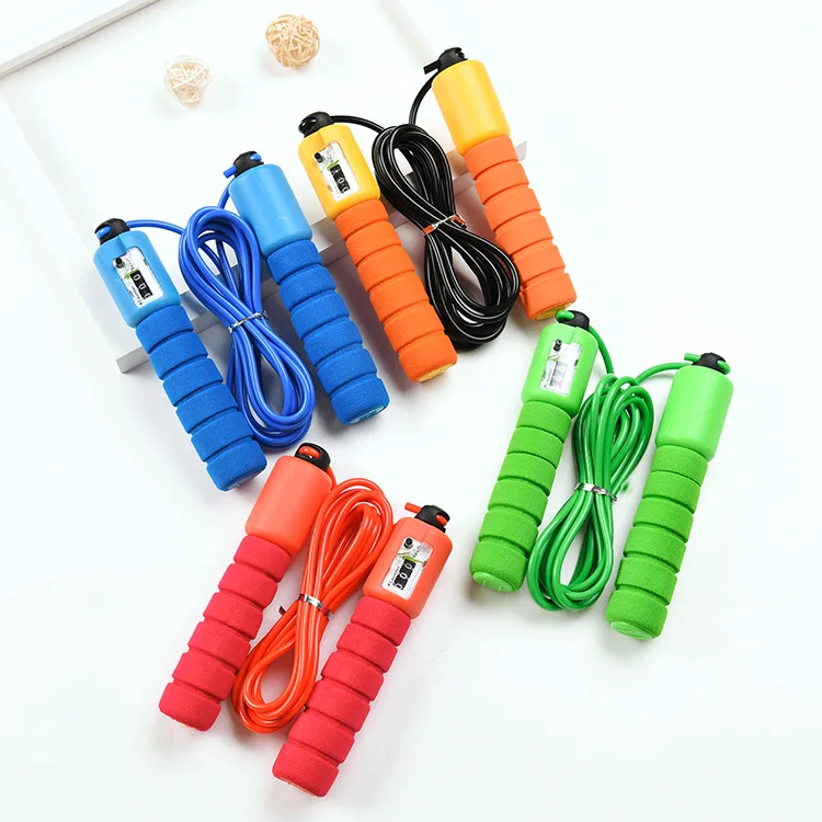 Fitness Jump Rope Counter Adjustable Bearing Speed Skipping Gym Crossfit Boxing