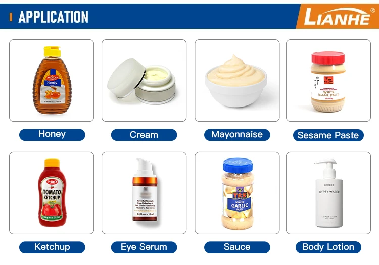 3 In 1 Automatic Cosmetic Cream Production Six Pistons Liquid Soap