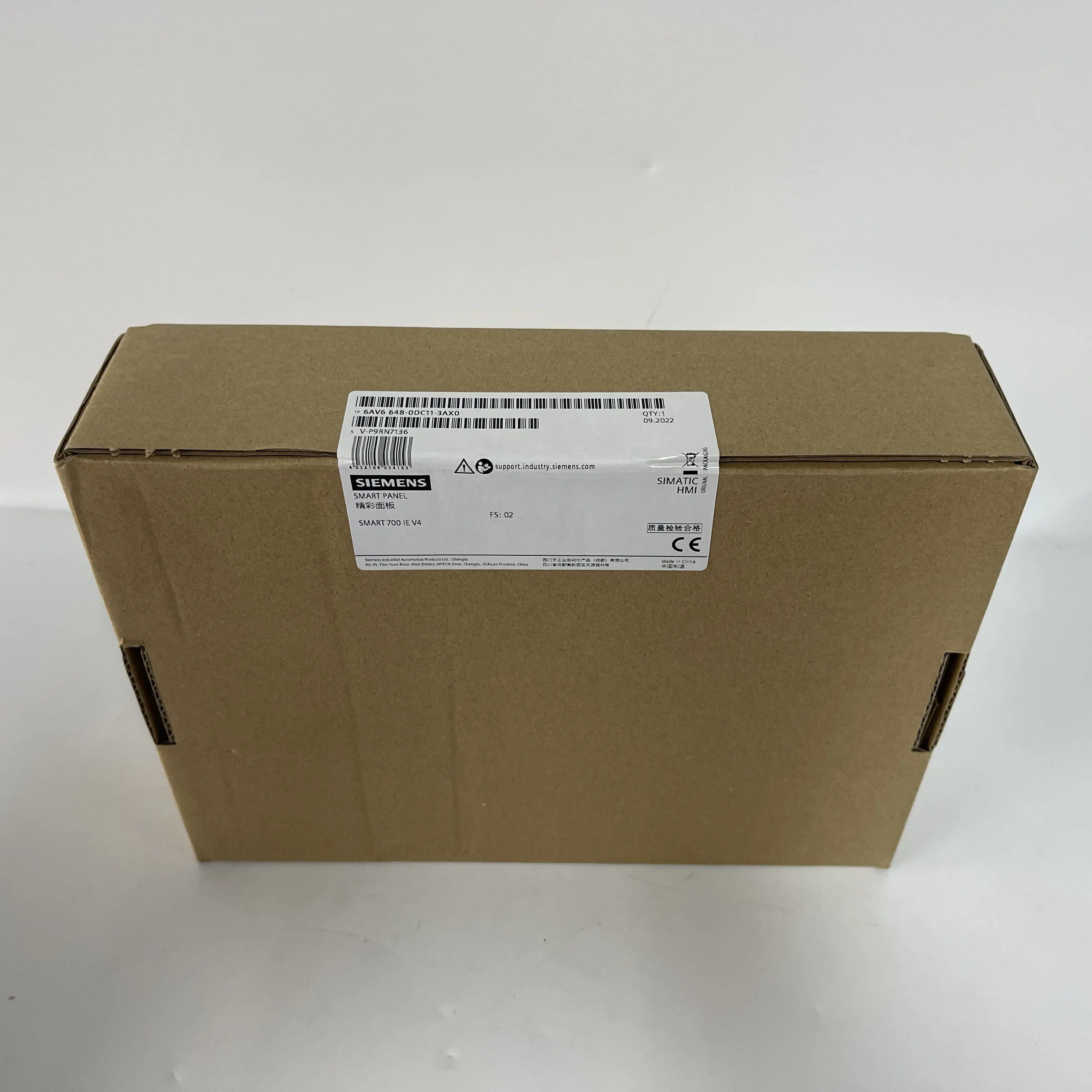 SIEMENS SIMATIC HMI Smart Panel 6AV6648-0DC11-3AX0 SIEMENS SIMATIC HMI Smart Panel 6AV6648-0DC11-3AX0