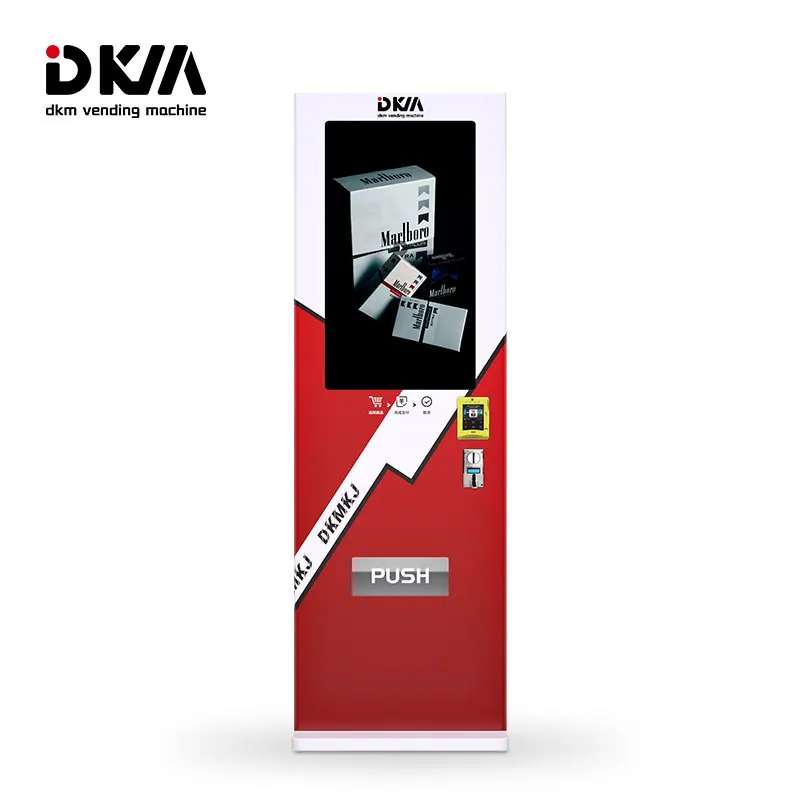 marlboro cigarette machine Dkmvending Bar Outdoor Touch Screen Automatic Cigarette Vending Machine  With Coin