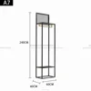 Negro mate + dorado brillante L60*W40*H240CM