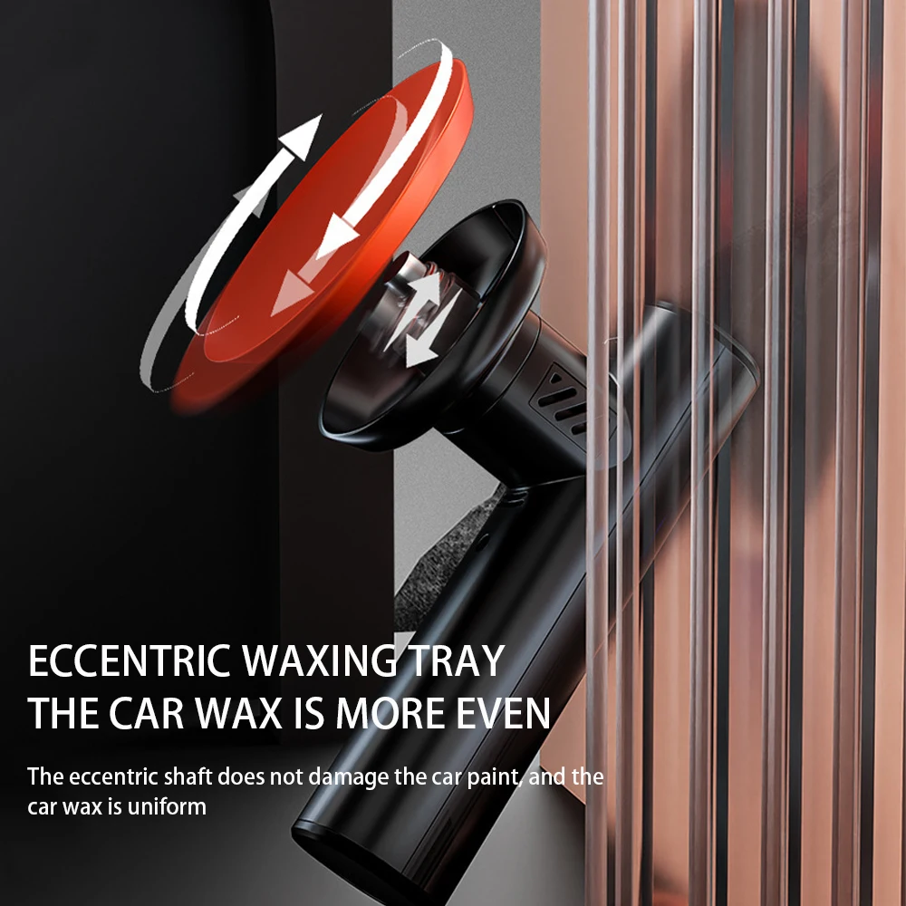 Car Wireless Electric Waxing Machine Small Self-service Car Beauty Polishing Machine Coating Repair Scratches Waxing - view 5