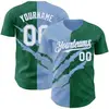 Verde Kelly Azul Claro