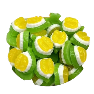 4D Durian Fruit Juice Flavored 2.5kg Bulk Bagged Gummies Juicy and Fruity Taste