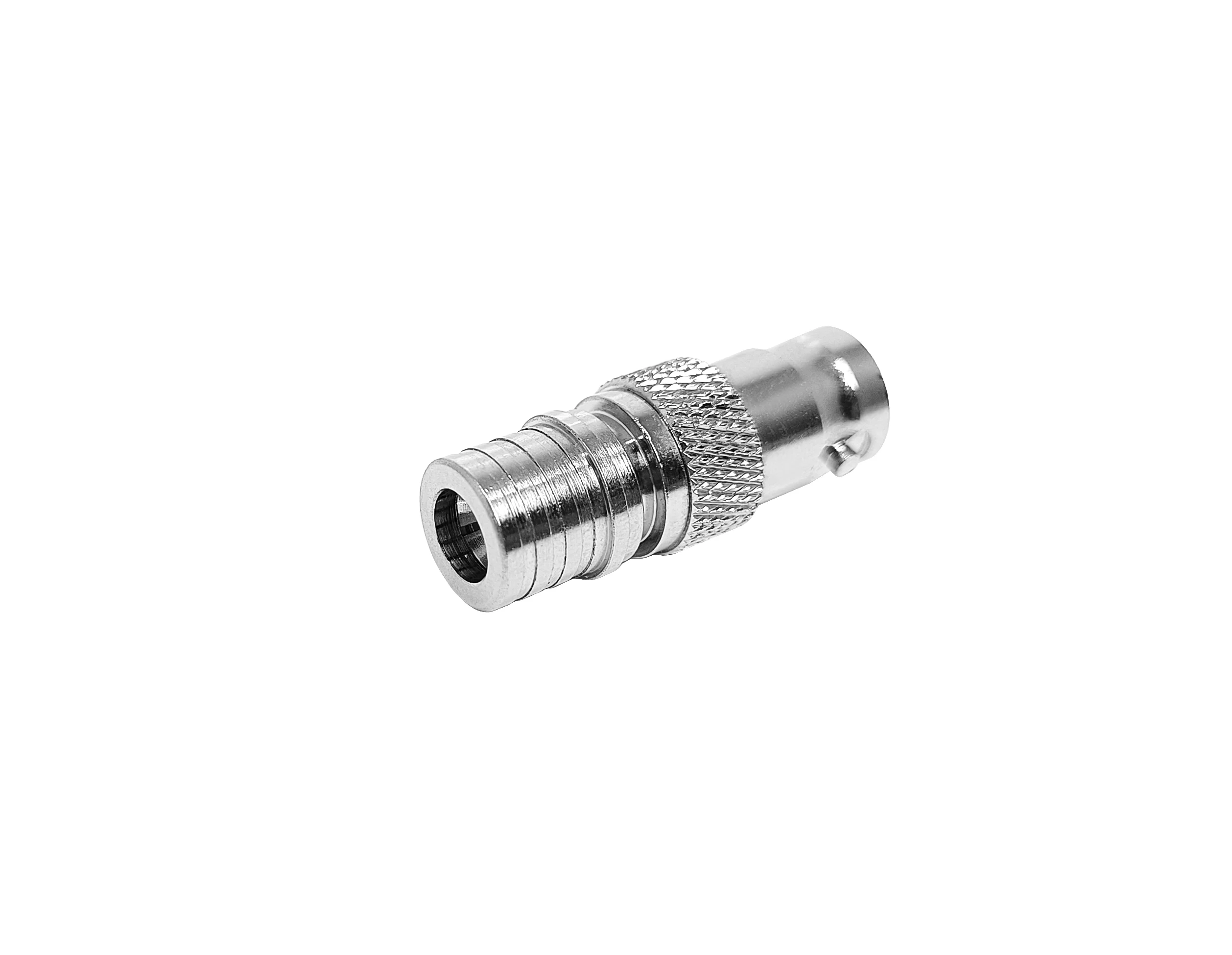 Nickel Plated Adapter BNC Connector female To QMA Male Adapter supplier
