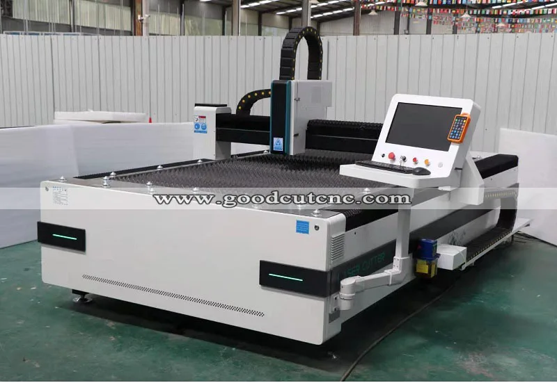 Au3tech Control System Cypcut 500w Fiber Faser Head Metal Cutting Machine for Sheet Aluminum Iron