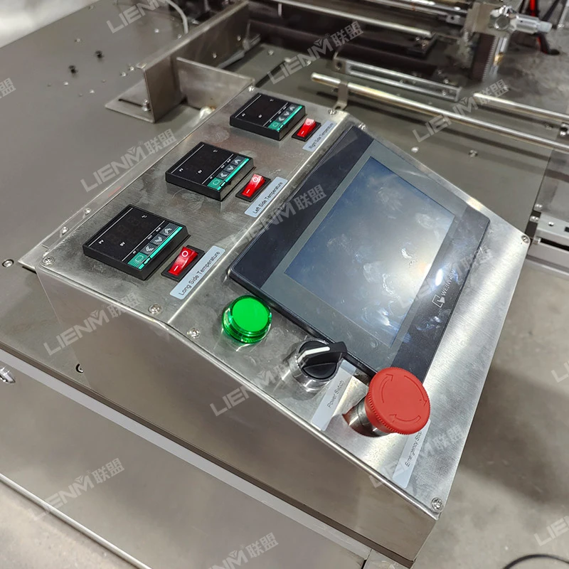LIENM Automatic Small Box Cellophane Overwrapping Machine Cigarettes Box Carton Cellophane Wrapping Machine