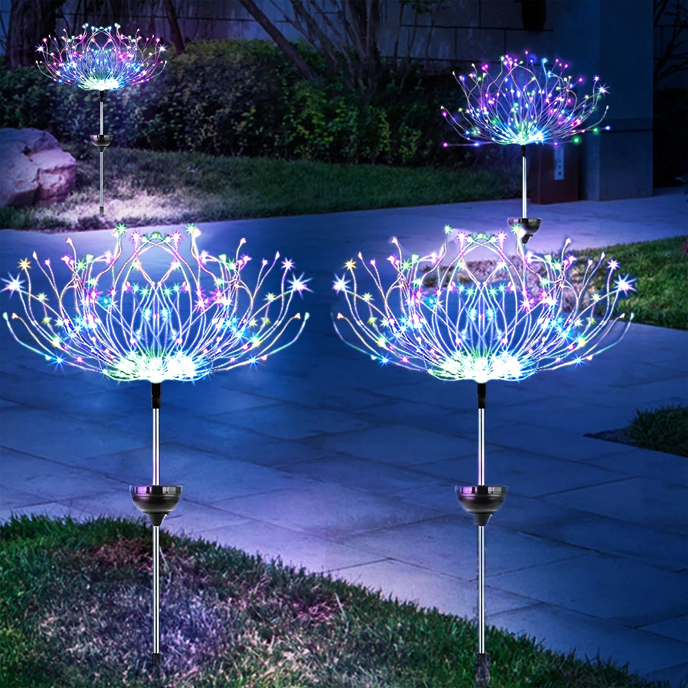 Electronic Firework Light LED Strip RGB Festoon Fairy Lights Remote Control Meteor Lamp for Christmas Home Wedding Xmas