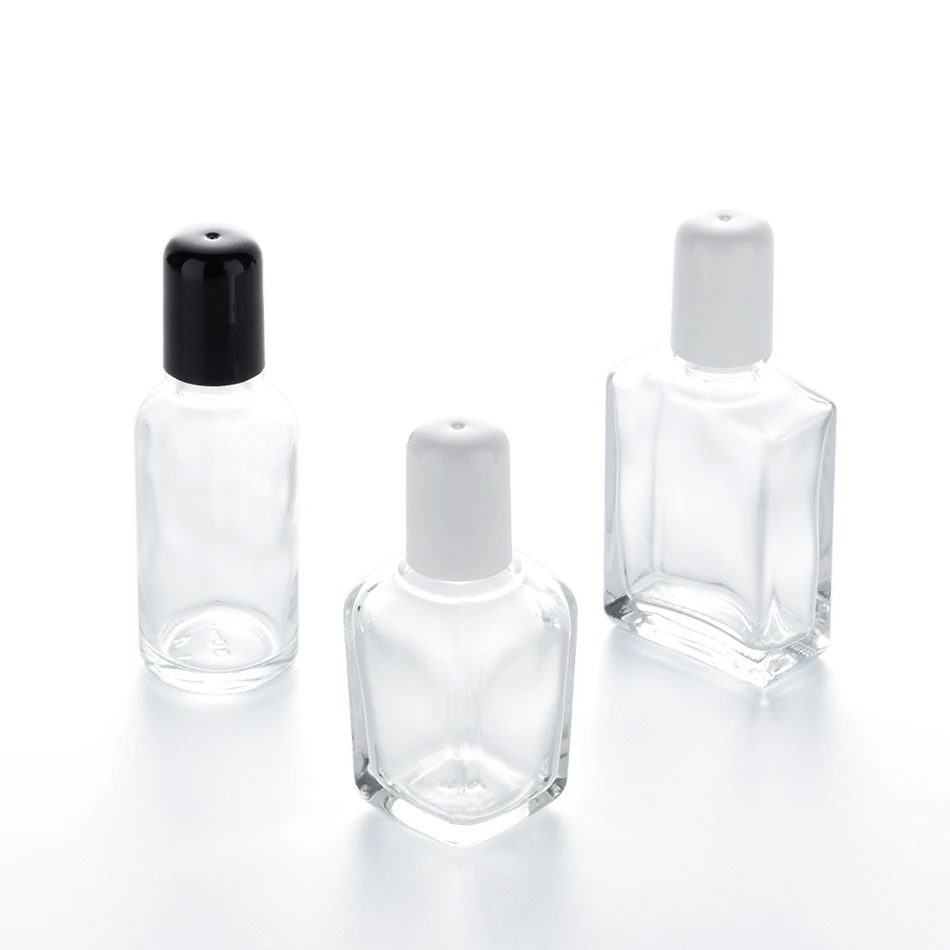 Eco-friendly 10ml 8ml 5ml Oud Oil Attar Clear Glass Perfume Bottles