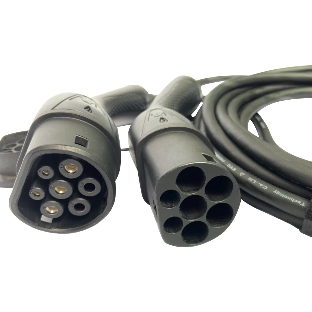 32A 1 Phase Mode Level 3 Electric Ev Charging Cable Car Type 2 to Type 2 EV Charging Cable