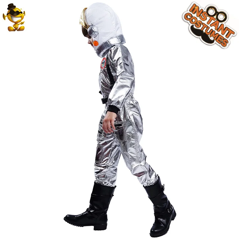 Men's Silver Astronaut Suit Costume