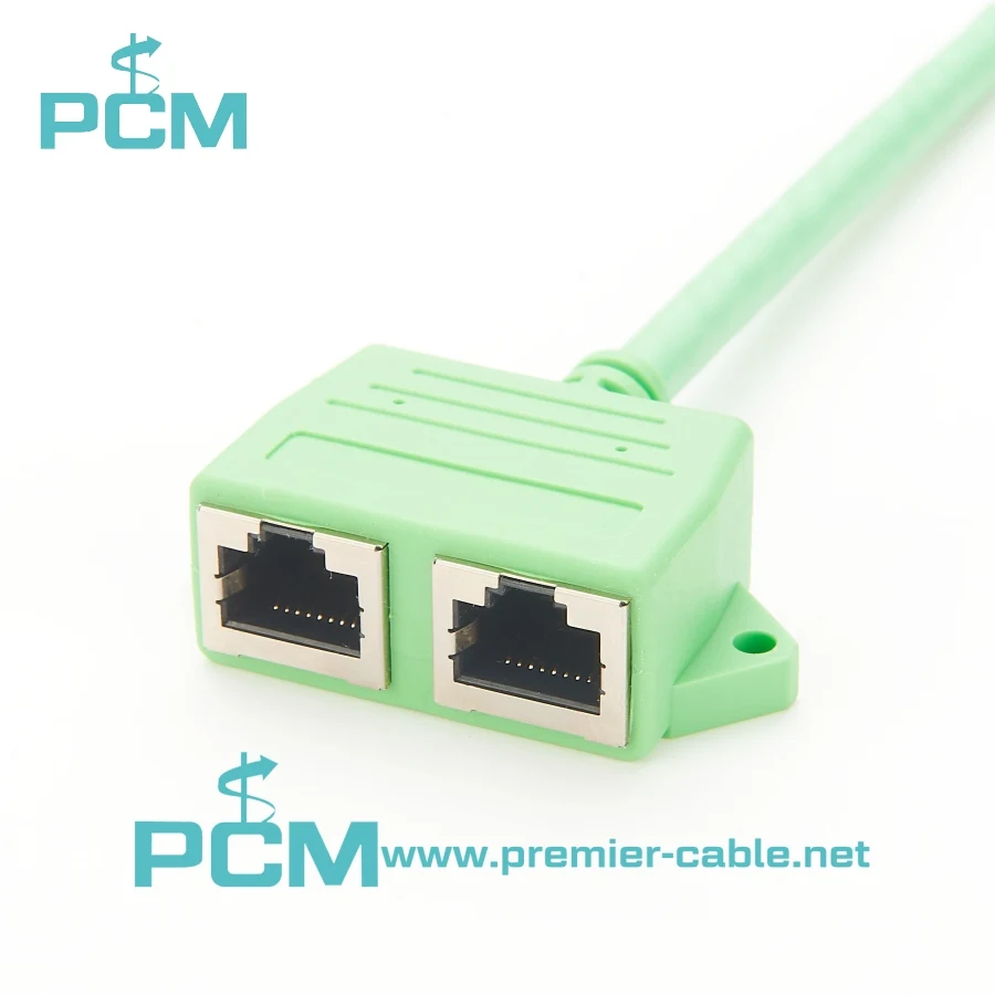 Premier Cable RJ45 Ethernet Splitter Adapter Cable details