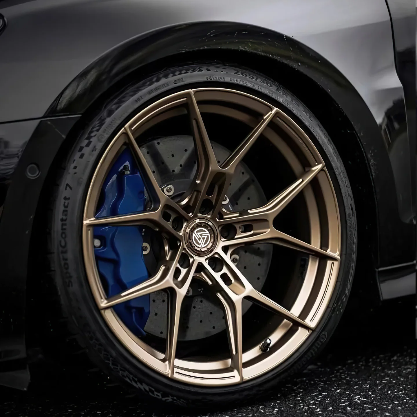 XINLAI 1-Piece Bronze Custom Forged Wheels 17 18 19 20 21 22 23 Inch Racing Car Alloy Wheel Rim for bmw audi benz - Image 2