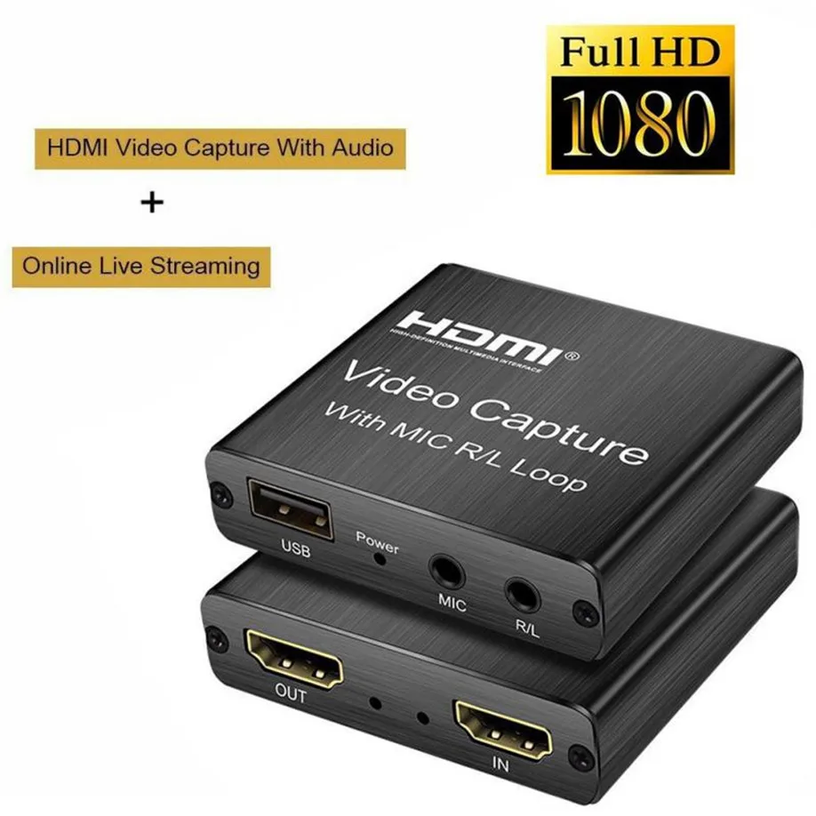 Hd 1080p Hdmi Video Capture Card For Streaming Recording, Usb