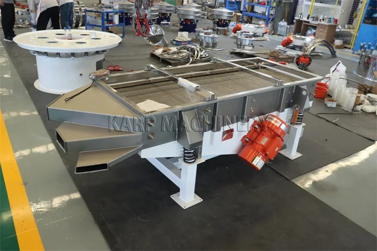 Separation Machine For Screen CE Certificate peanuts Linear Vibrating Screen Separating Machine ...