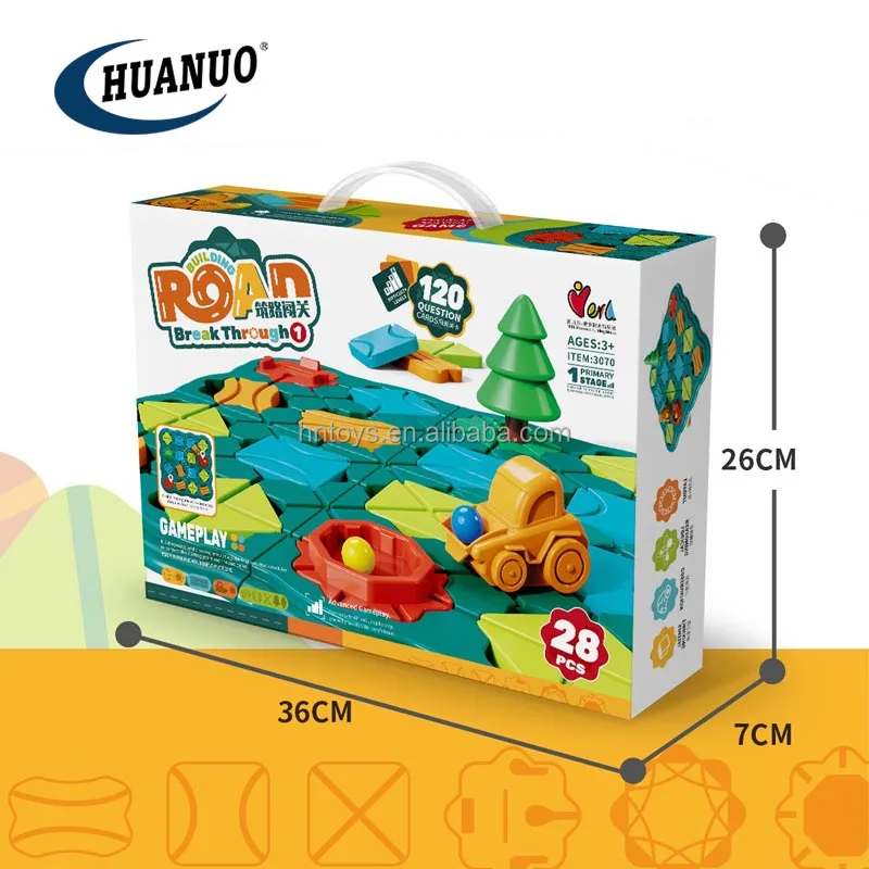 Huanuo Educational Smart Logic Board Game 38pcs Road Break Through