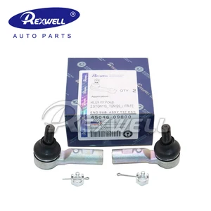 High Quality Auto Steering Parts OEM 45046-09800 Tie Rod End for Japan Car Toyota Fortuner Tacoma Hiace Hilux Pickup 4504609800