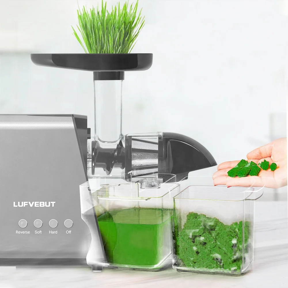 Lufvebut Cold Press Slow Juicer Fruit And Wheat Grass Juicer Kitchen