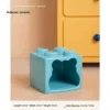 Building Block Hamster House - Shiny Blue