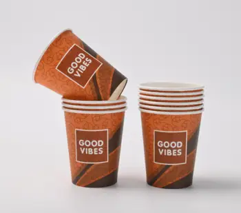 Christmas OEM ODM Wholesale Custom High Quality Biodegradable Coffee Cup Tea Paper Cups From Food Beverage Packaging