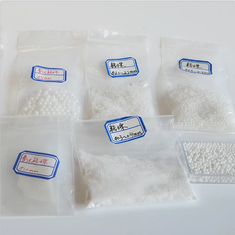 Lab Grinding Ball Mill Compatible Fine Yttrium Stabilized Zirconia Ceramic Ball for Zirconia Grinding Media
