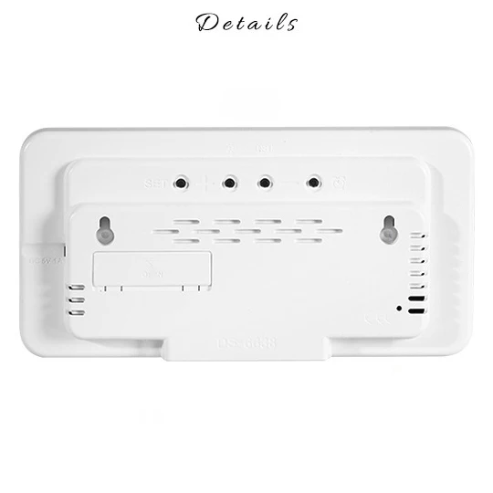 Multifunction LED Desk Alarm Clock Display Temperature Week Calendar Wall Clock Reloj De Pared Digital Table Alarm Clock