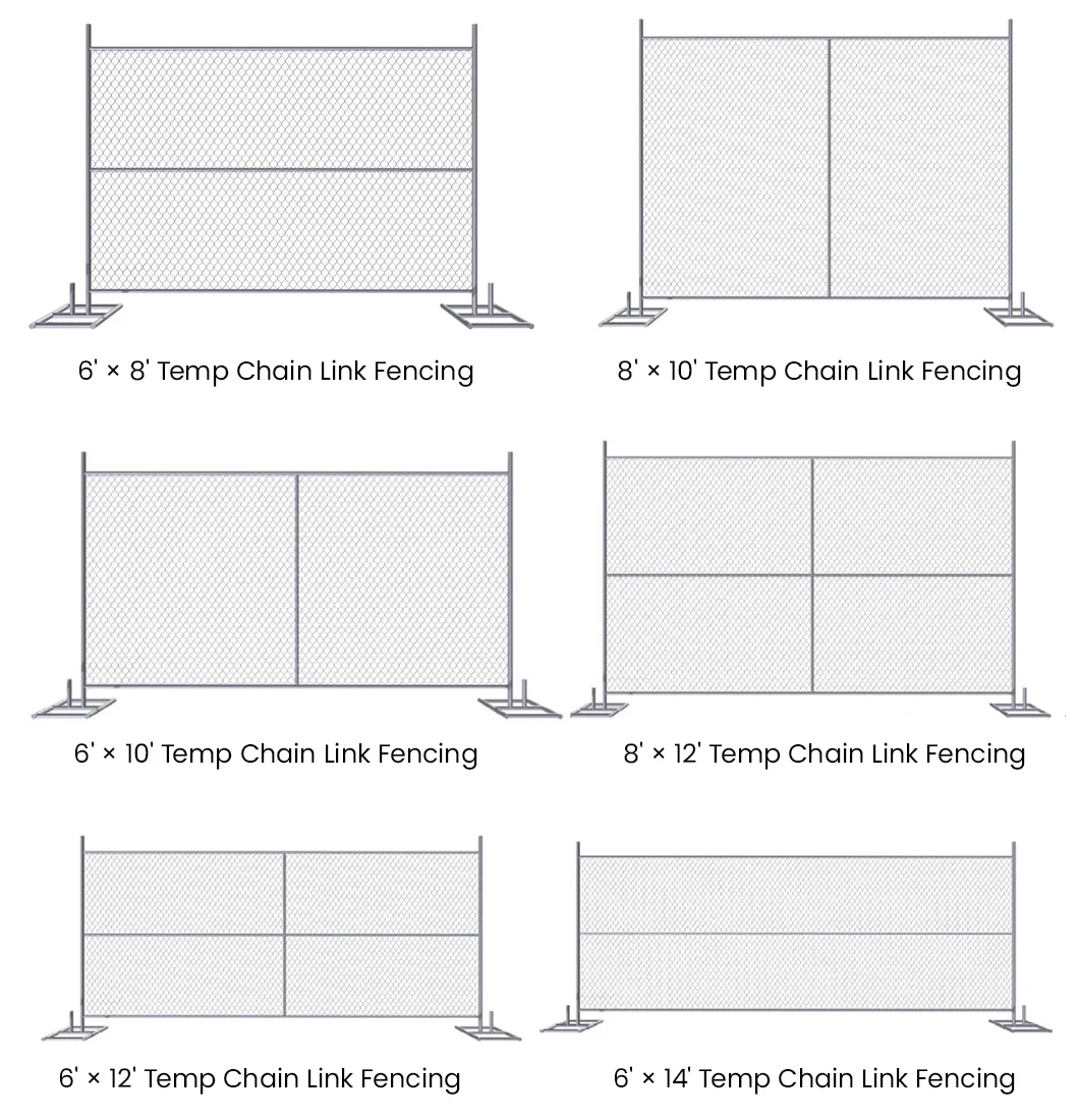 High Quality Galvanized Au Nz Standard Welded Wire Mesh Temporary Fence Panels For Sale factory