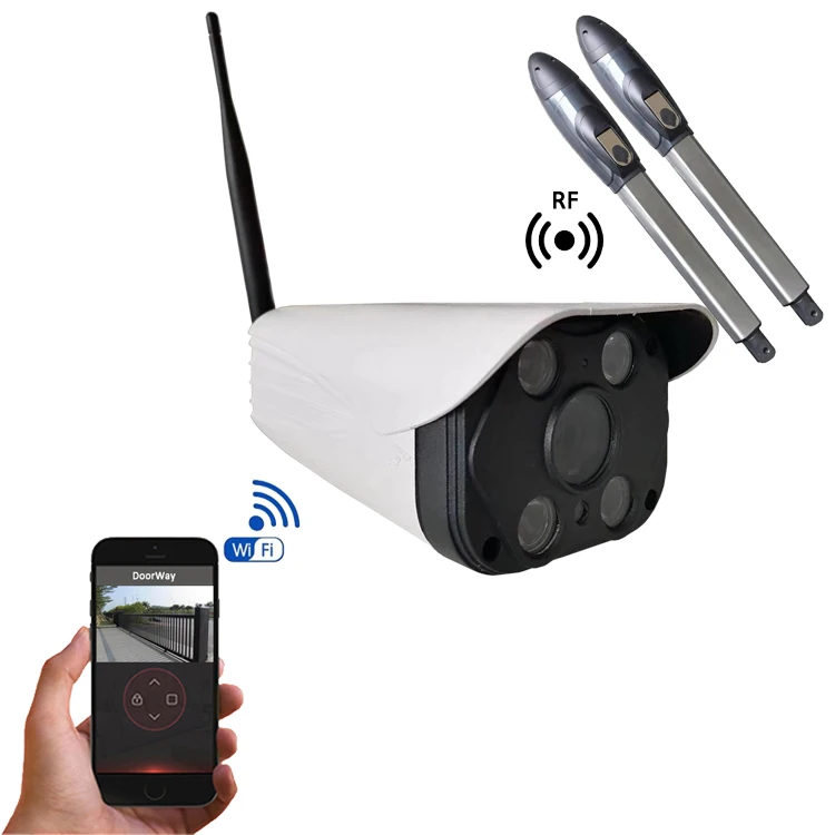 Mobile App Linked Internet Camera with Built in Door Motor Controller