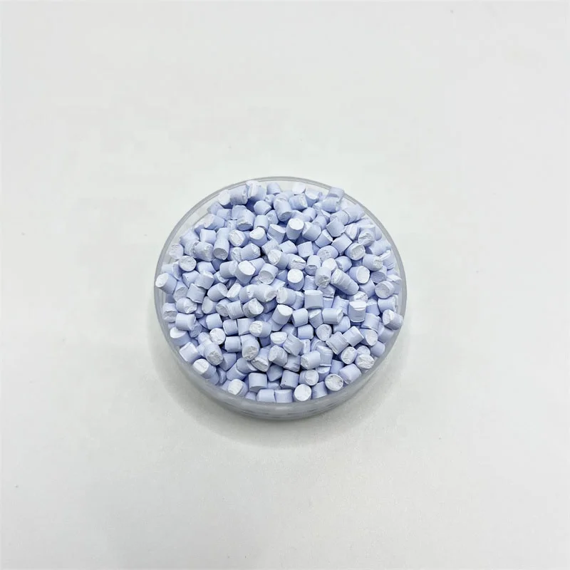 Moldable Plastic Pellets Lasurite White Master Batch For Ppc Pvc Pipe