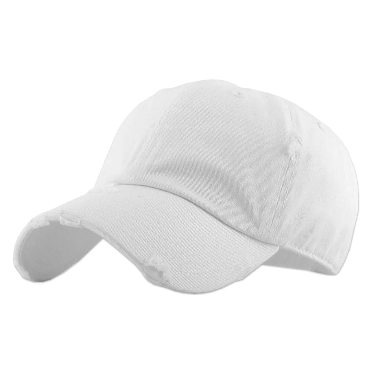 white blank dad hat