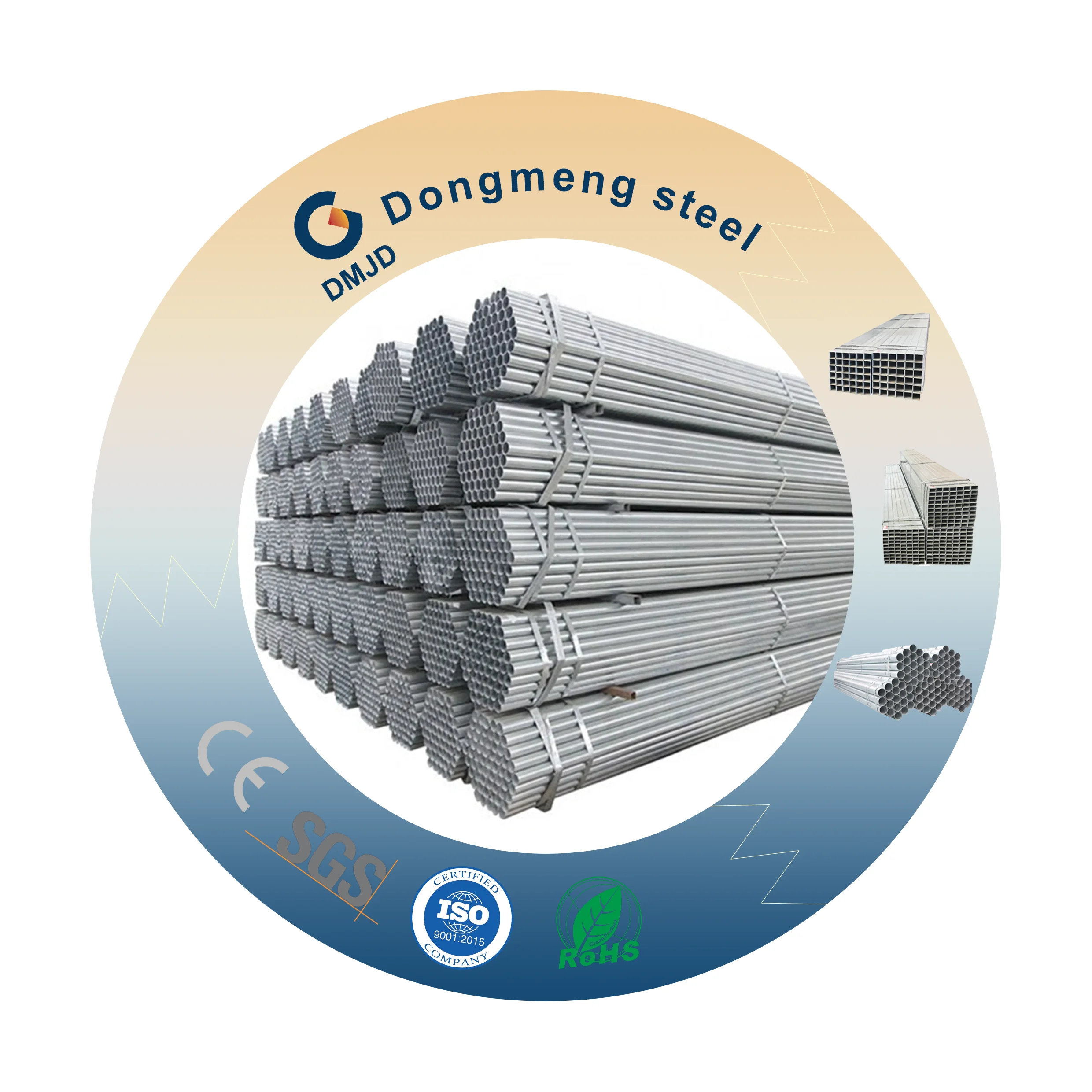 Price of 50mm Galvanized Steel Pipe Welded Galvanized Steel Pipe
