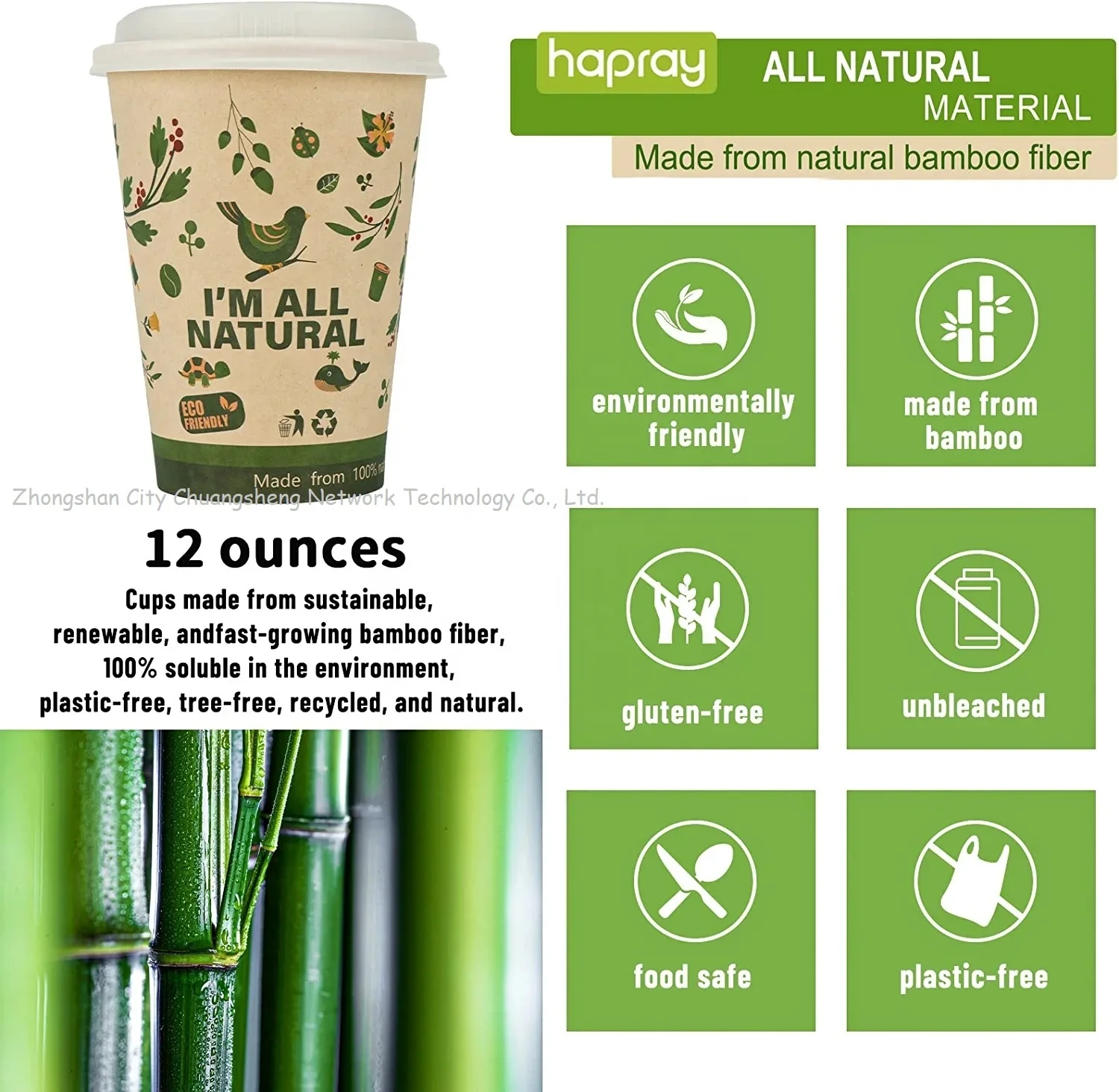 Customizable Printable Party Picnic Bpa Free Biodegradable Eco Hot