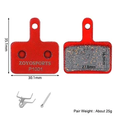 Износостойкий тормоз для горного велосипеда XT XTR SAINT SLX DEORE ZOOM, антиизносостойкая полуметаллическая велосипедная тормозная колодка