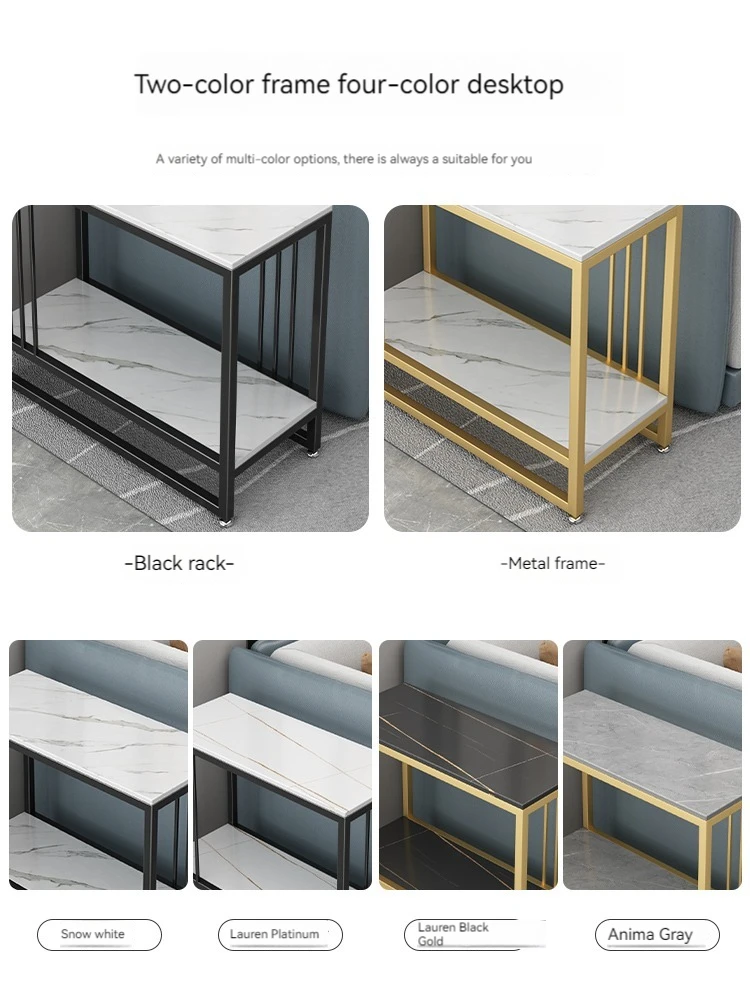 Modern Marble Coffee Table For Living Room Small Size Sofa Side Table