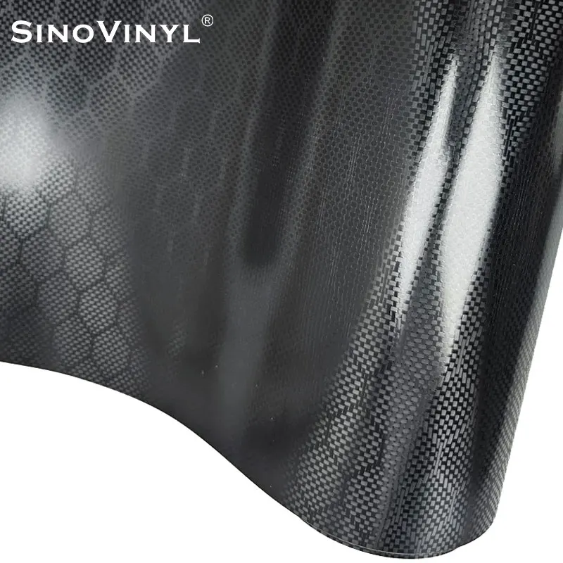 Newest Car Wrap Diamond Carbon Fiber Black Diamond Carbon