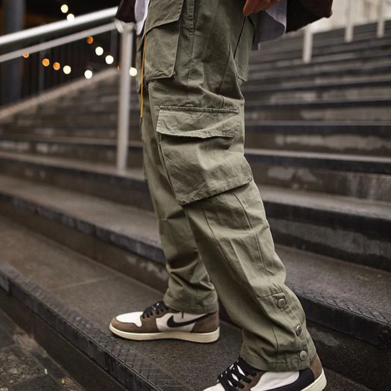 Men Hip Hop Pants Techwear Trousers Streetwear Cargo Baggy Trousers with  Pockets - Walmart.com