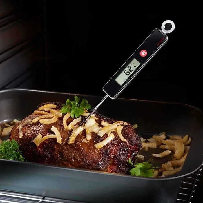 LCD Display Instant Read High Temperature Resistant Wireless Digital Barbecue Meat Thermometer Food Thermometer for Kitchen