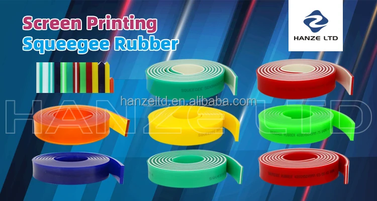 PU Squeegee Holder Screen Printing Rubber Blade with V Shape - China Squeegee  Rubber, Printing Rubber