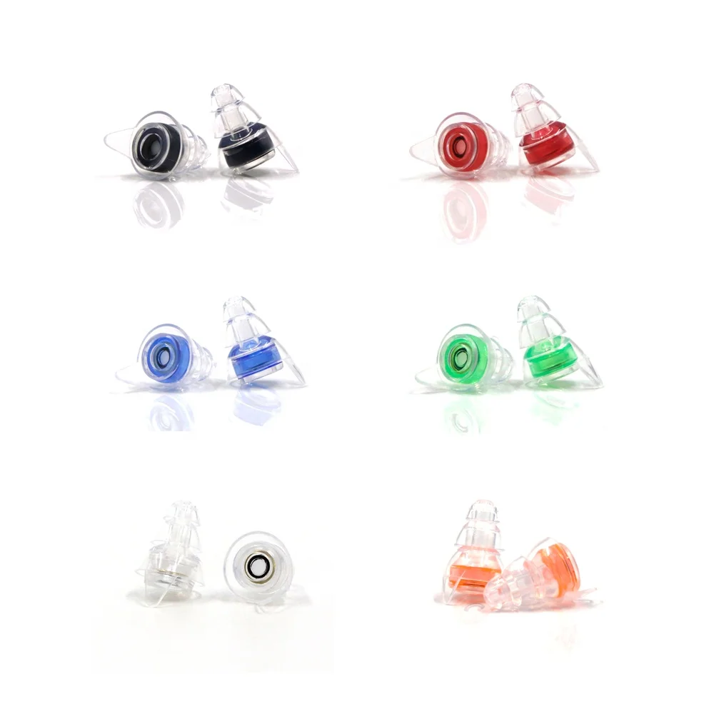 2025 Reduces Harmful Concert Earplug Silicone and Aluminum Case High Fidelity Noise Cancelling Acoustic Filter Music Ear Plugs