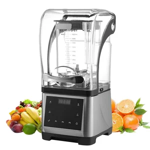 Hot Sale Heavy Duty Commercial Touch Blender for Coffee Shops 98 Series Copper Motor Big Electric Touchpad Plastic