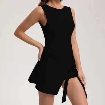 New Popular Tennis Dress for Women, Breathable Tennis Dress With Built-in Shorts, Quick-drying Golf Tennis Dress for Women