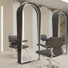 Light luxury-minimalist double-sided mirror black