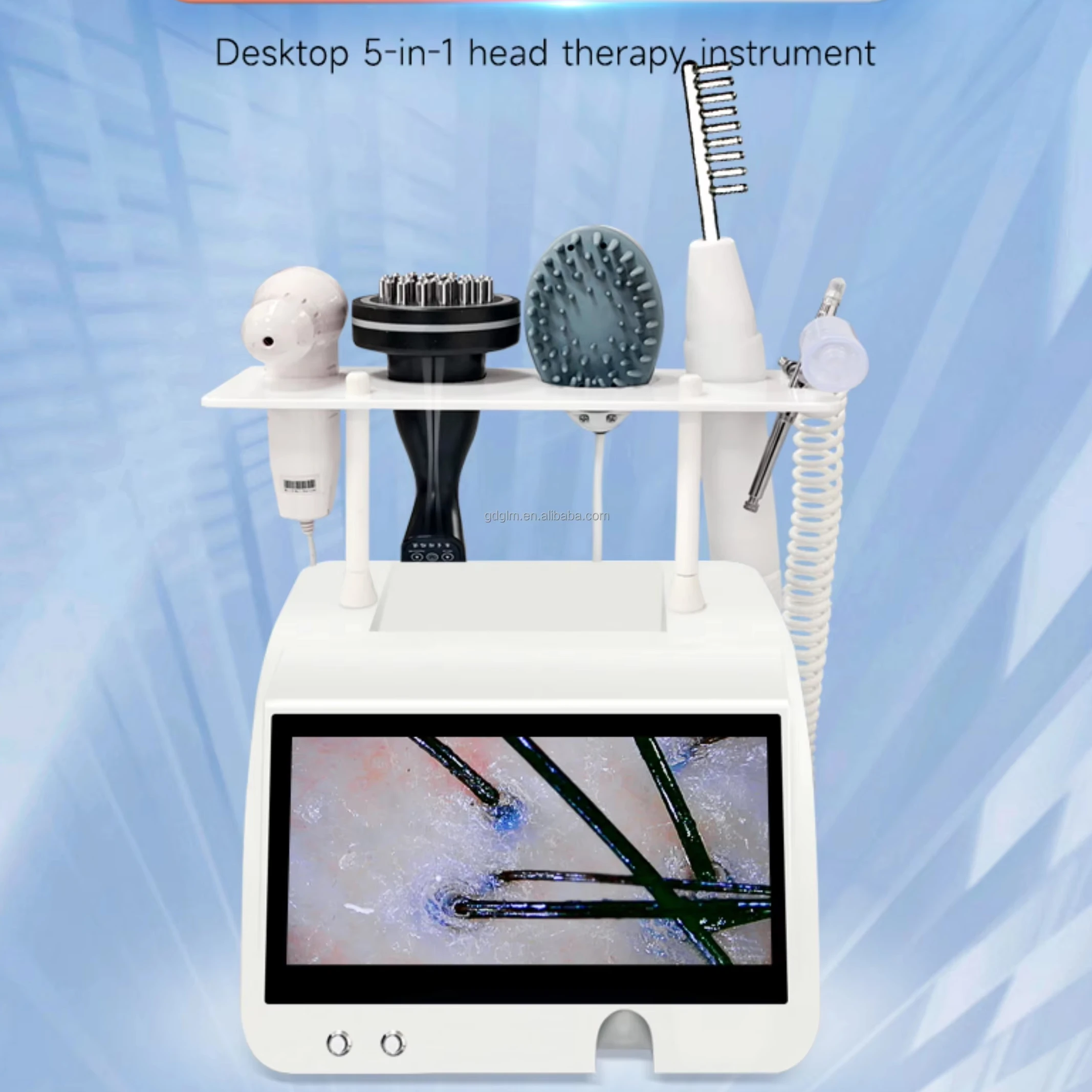 Multifunctional 5 in 1 Scalp Analyzer Beauty Salon Home Use Hair Care Machine