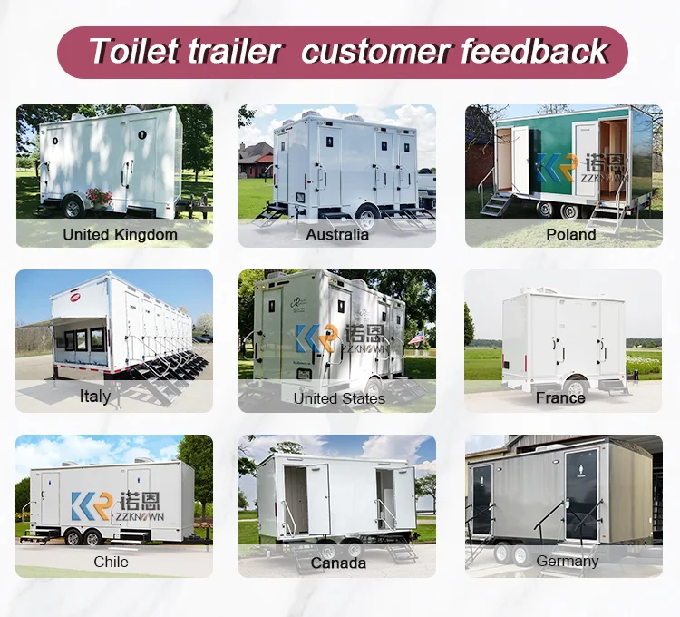 2023 Portable Trailer Toilet Portable Restroom Portaloo Porta Potty