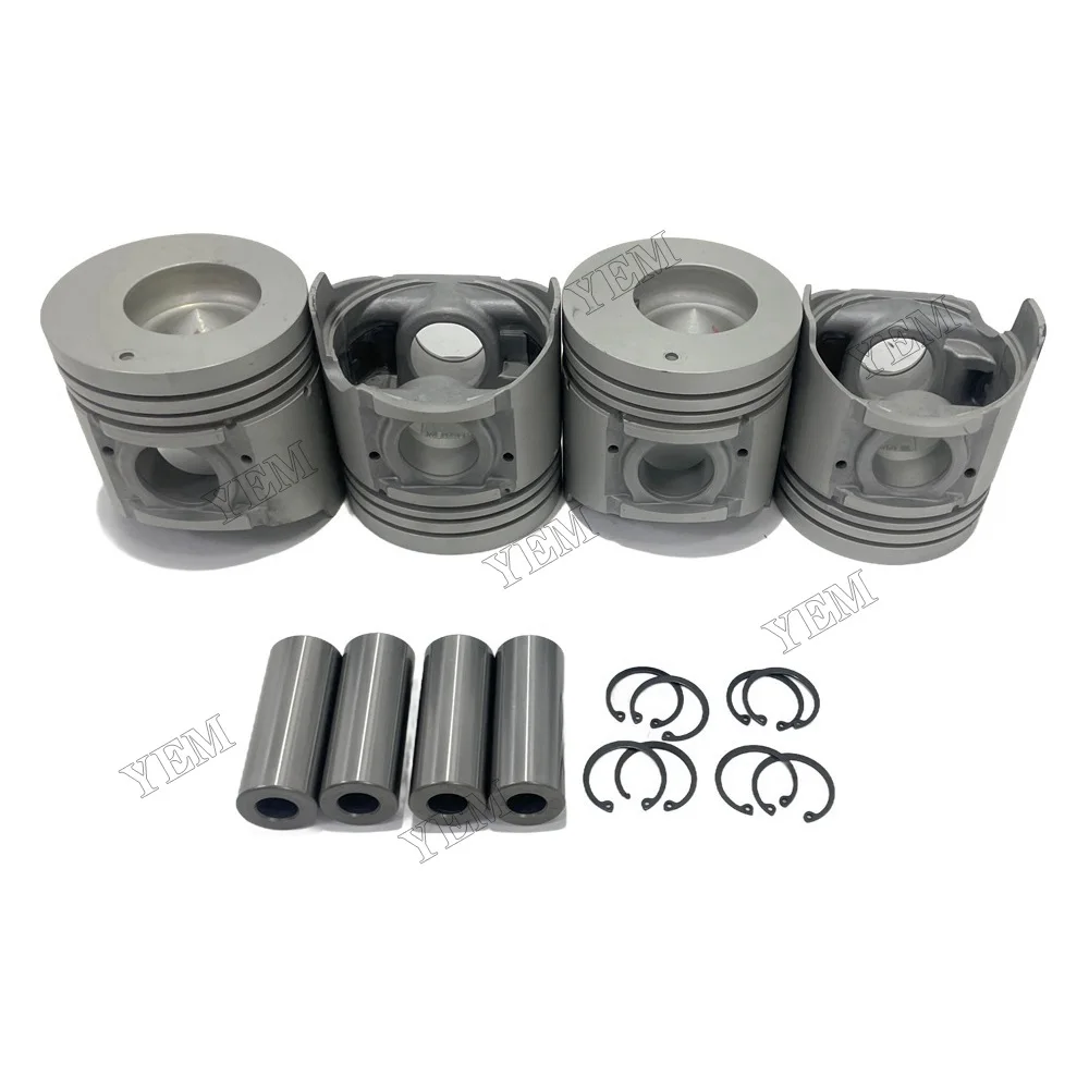 Piston Kit Compatible for Mitsubishi 4D35s High Performance Engine Parts 5