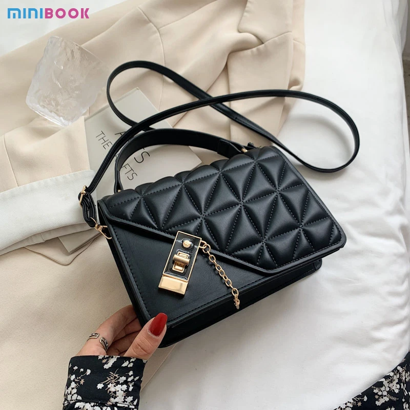 Hand Bags Ladies Luxury New Design Plaid Handbags Shoulder Girls Retro ...